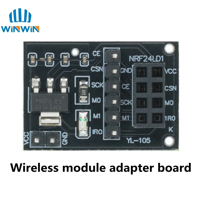 NRF24L01+ wireless module power enhanced version of 2.4G wireless transceiver communication module