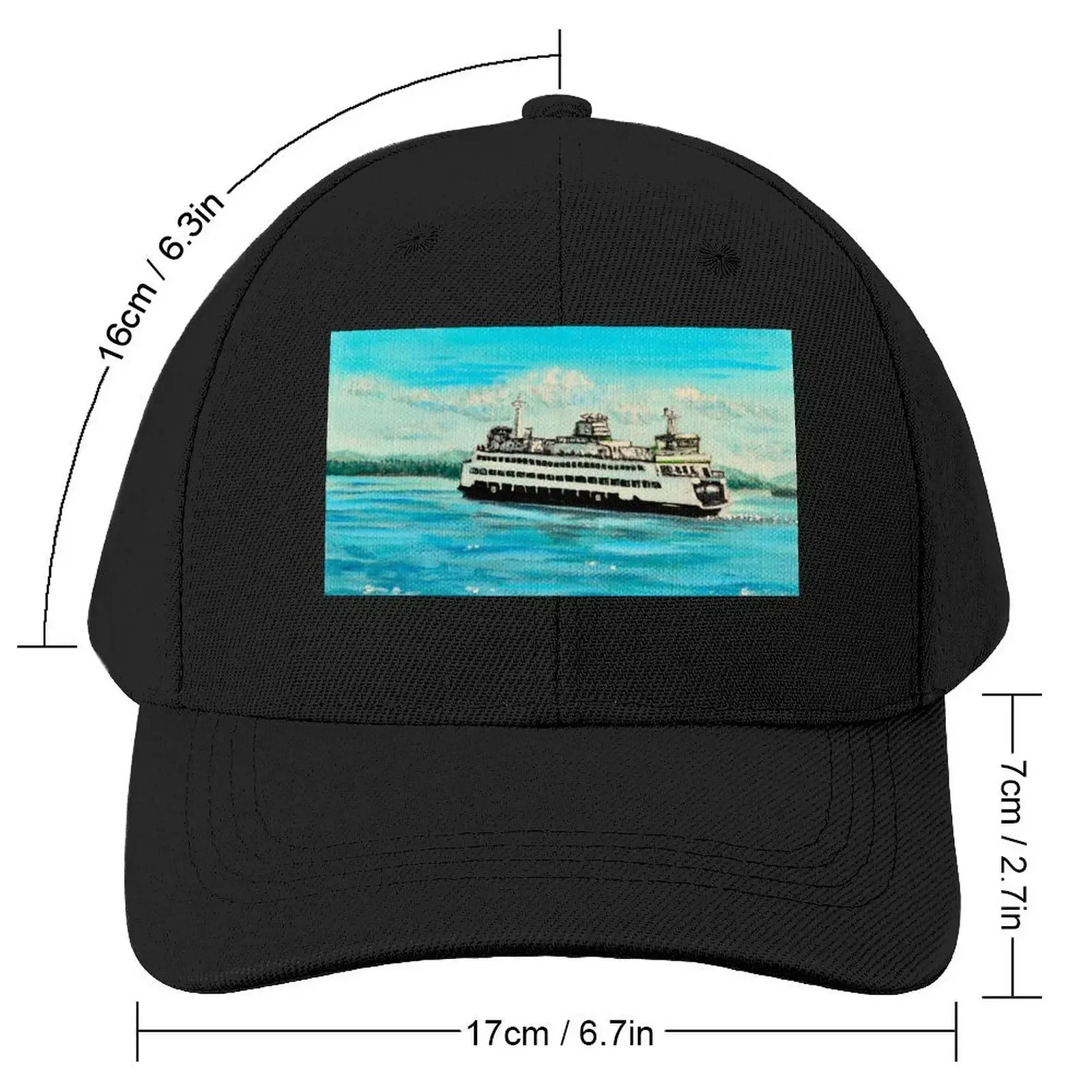 Ferry Painting Baseball Cap hard hat Sun Cap Rave Baseball For Men Women's