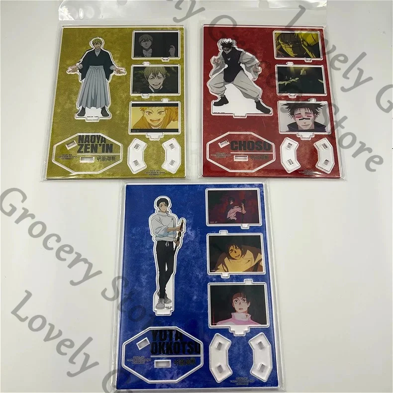 Genuine Anime Jujutsu Kaisen Zenin Naoya Okkotsu Yuta Choso Cosplay Cartoon Acrylic Standing Sign Stand Figure Indicative Board