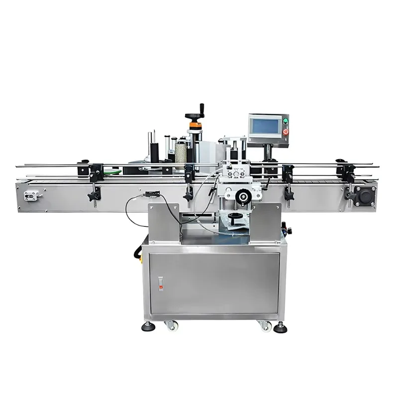 Factory Direct Customized Round Bottle Labeling Machine Electric Semi‑Automatic Desktop Sticker Labeling Equipment