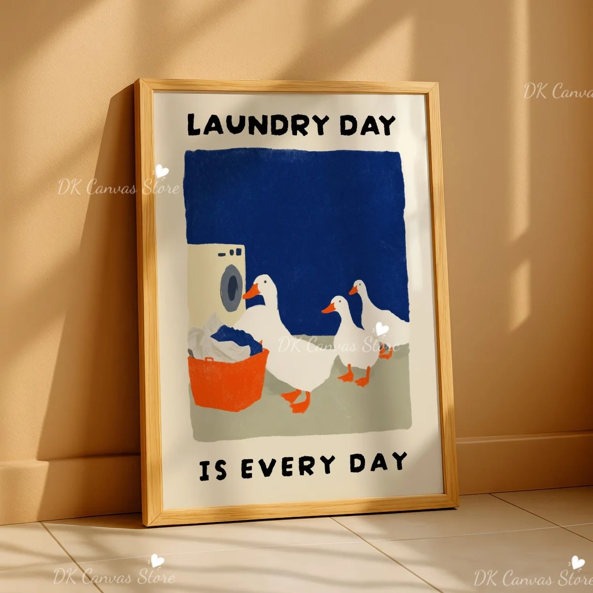 Lustiges Enten-Toilettenpapier Leinwanddruck Poster Moderne Humorvolle Tier-Kunstdrucke Waschraum Badezimmer Wandkunst Heim-Dekor Kunstposter – Detail 3