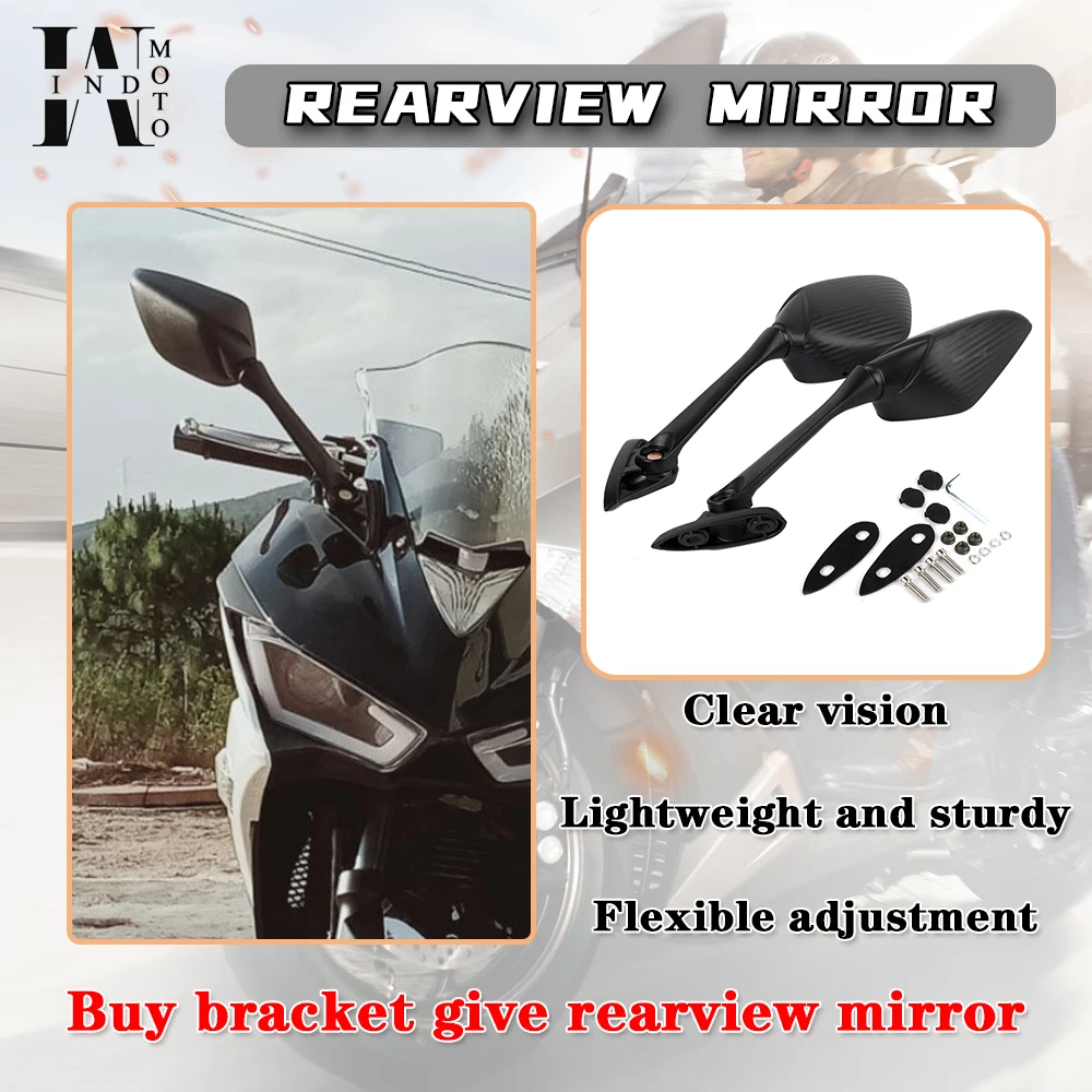 

Motorcycle universal adjustable aluminum alloy rearview mirror Hot-selling models general