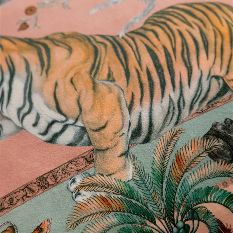 Vintage Tiger Decorative Throw Pillow Cases, Cushion Cover for Couch, Sofa, Bedroom, Home, Living Room, Double Side Horse