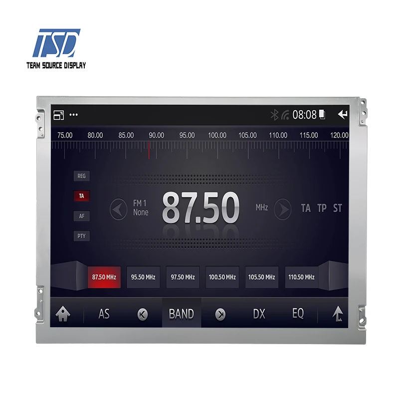 LCD di grado automobilistico TSD da 12,1 pollici 1024x768 Risoluzione 1000 nit Modulo LCD IPS TFT da 12,1" con interfaccia LVDS