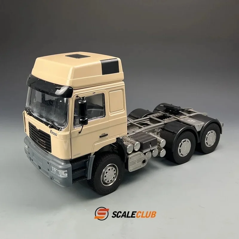 Scaleclub Model 1/14 For MAN F2000 Tractor Mud Head 6x6 Full Metal Chassis For Tamiya  RC Trailer Tipper Car Diy Parts