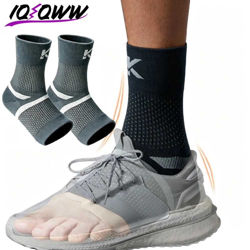 Ankle Brace, Elastic Foot Stabilizer Support Sock, Effective for Plantar Fasciitis, Achilles Tendonitis & Athletic Activities