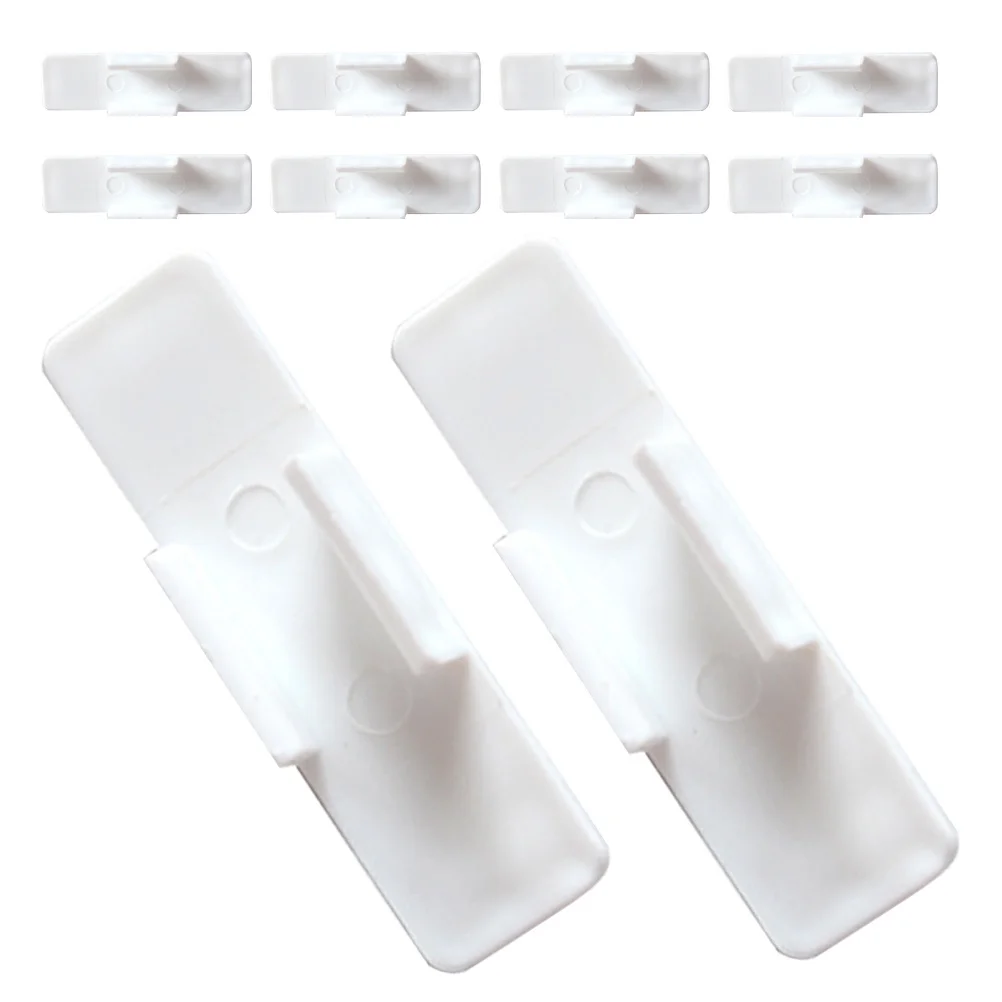 

10Pcs Sticky Pen Holder Clip for Whiteboard Markers Long-Lasting Plastic and Sponge Home Office School Bulletin Board Pen Holder