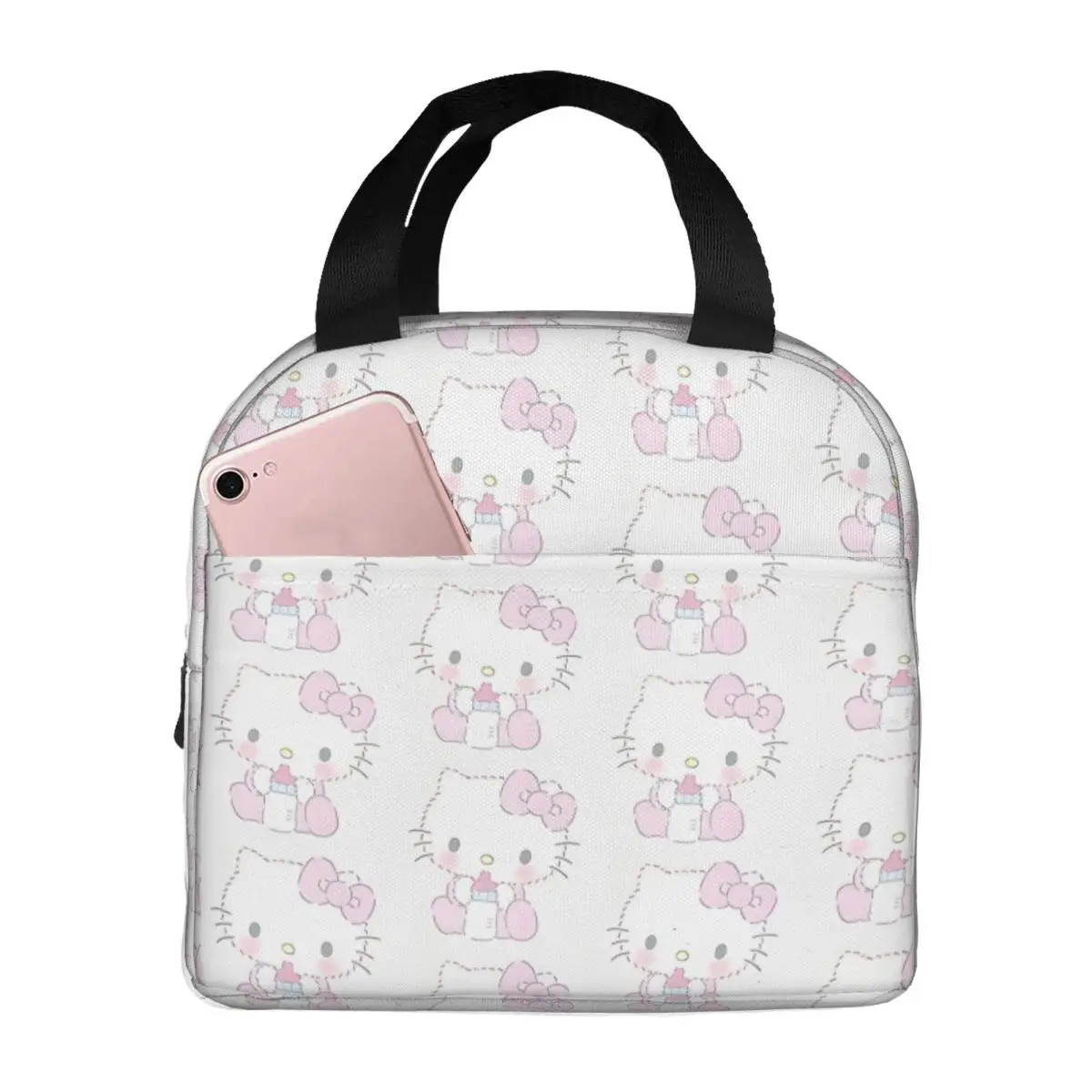 Multifunction High School Sanrio Travel Storage Bags Accessories Baby Hello Kitty For Lunch Lunch Box Bag