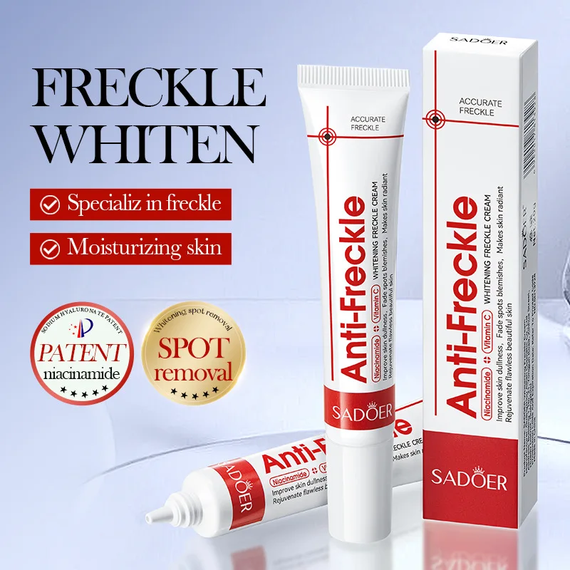 SADOER Anti Freckle Cream Face Brightening Creams Spot Removing Anti-aging Moisturizing Freckles Removal Facial Cream Skin Care