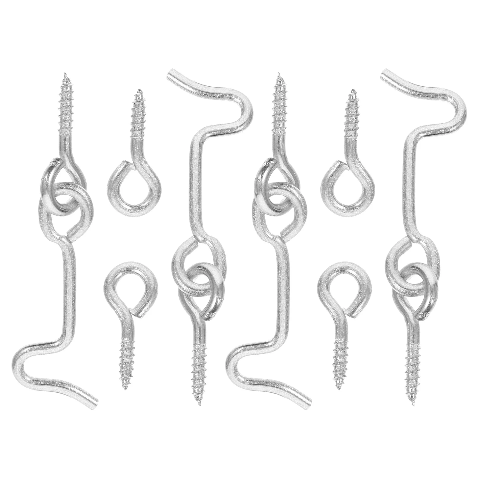 4 مجموعة مزلاج الثقيلة مزلاج الباب للأبواب النوافذ يندبروف قفل الأمان المقصورة باب الحظيرة الصيد نافذة معدنية صلبة #4