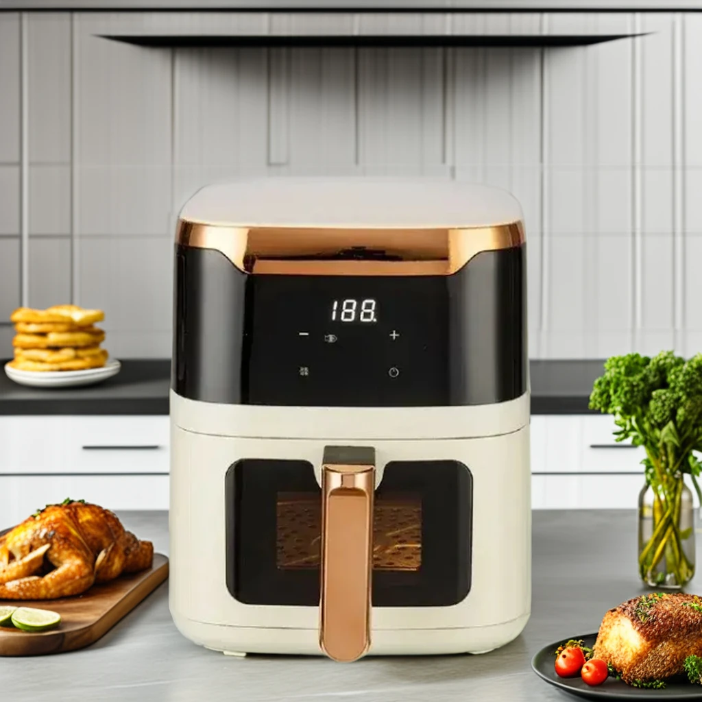 

Бытовая фритюрница, новая визуальная интеллектуальная многофункциональная полностью автоматическая духовка большой емкости, встроенная фритюрница с двигателем