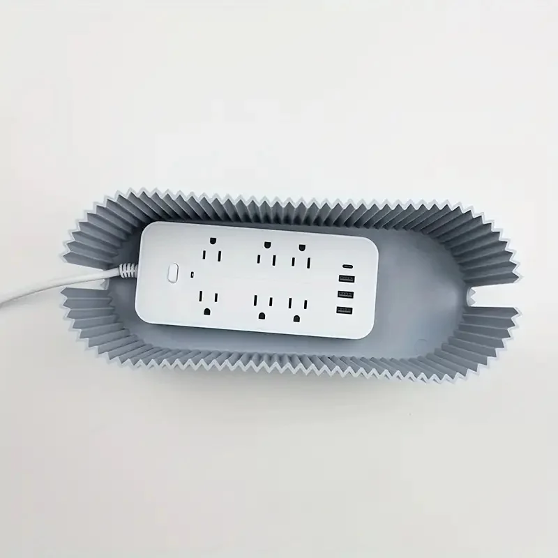 Large-Capacity Cable Management Box with a Lid - Desktop Storage Box for Office And Home Use, Plastic, Halloween Christmas Gifts