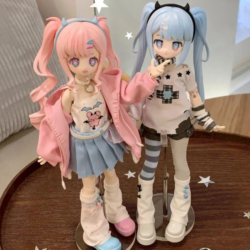 StarWishProject Electronic Star Girls Group 1/8 BJD Doll Blind Box Movable Joint Figure Desktop Ornament Cute Surprise Toy Gift