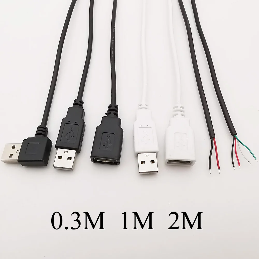 yZ[z5V USB 2.0 A^ X IX dP[u RlN^ 2s 4s C[ [d P[u A_v^[ nڃC DIY 0.3m 1m 2m