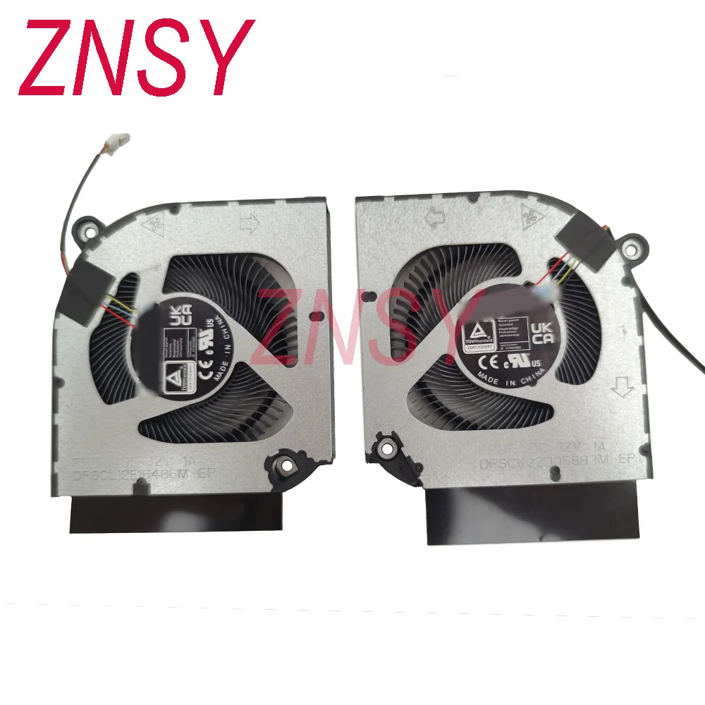 Ventilador de refrigeración para ordenador portátil Acer Nitro AN16-41 AN16-51 AN17-41 AN17-42 N23Q4 DFSCL12E16486M FPDH FPDG CPU GPU, ventiladores, refrigerador de procesador