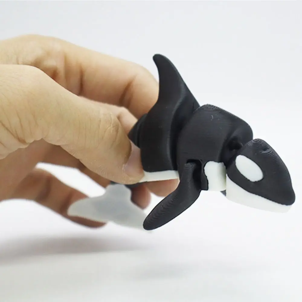 حار البسيطة الحيوانات ألعاب متململة 3D مطبوعة فريدة من نوعها 3D ألعاب مطبوعة مفصلية تململ مكتب المنزل