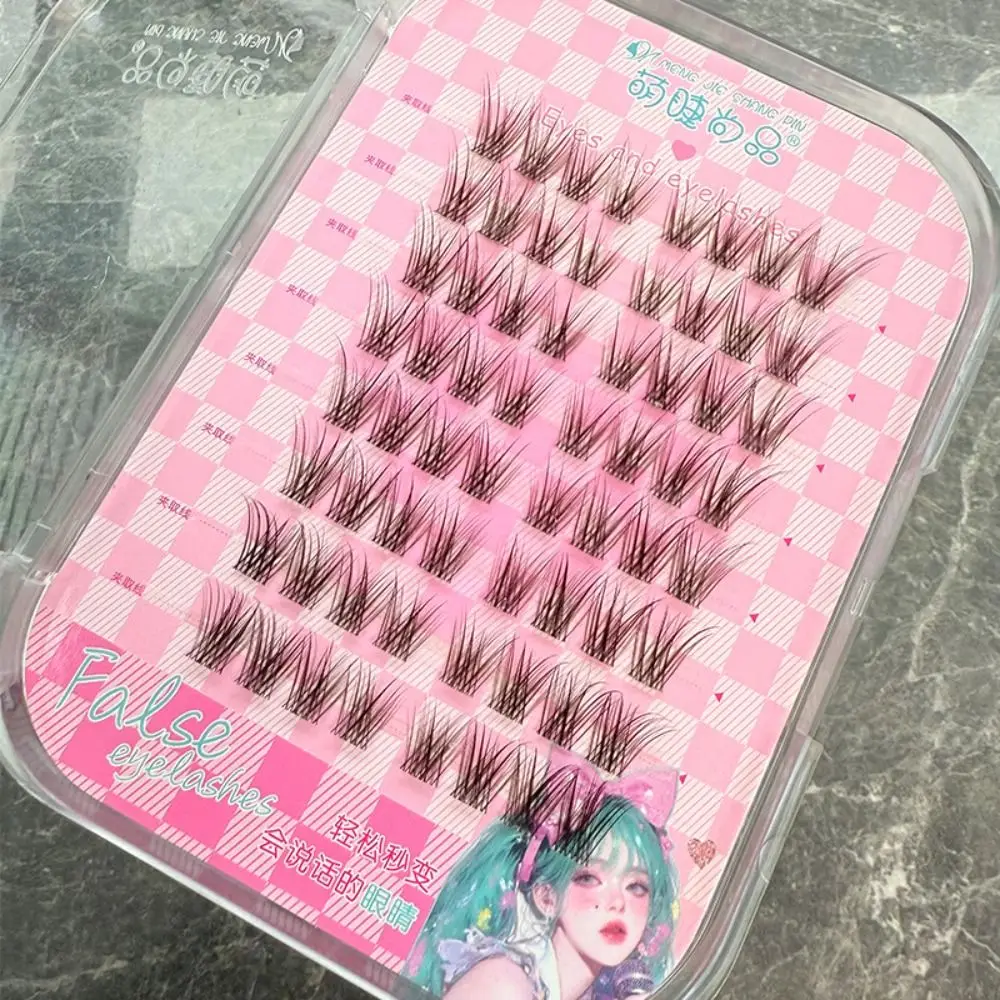 

Самоклеящиеся пучки ресниц для макияжа, без клея, многоразовые, индивидуальные, накладные ресницы для самостоятельного наращивания