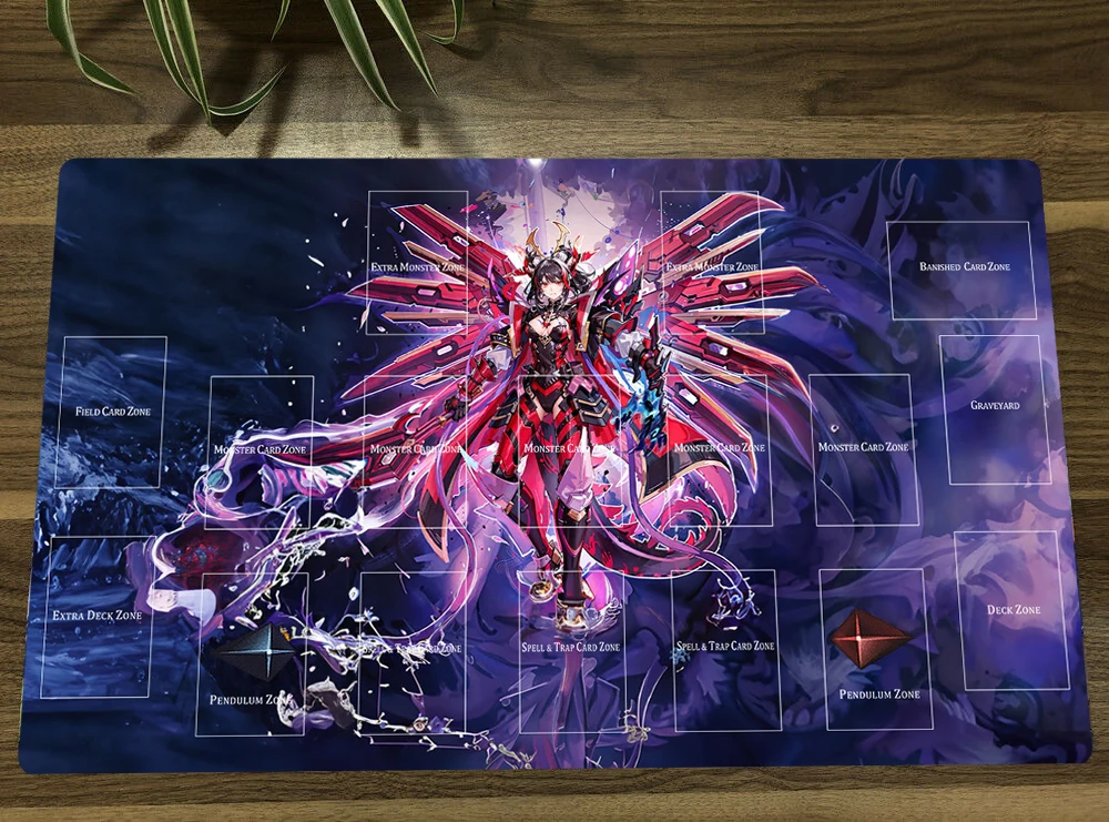 YuGiOh Kashtira Arise-Heart TCG CCG Mat Trading Card Game Mat Table Playmat Desk Gaming Play Mat Mouse Pad Free Bag