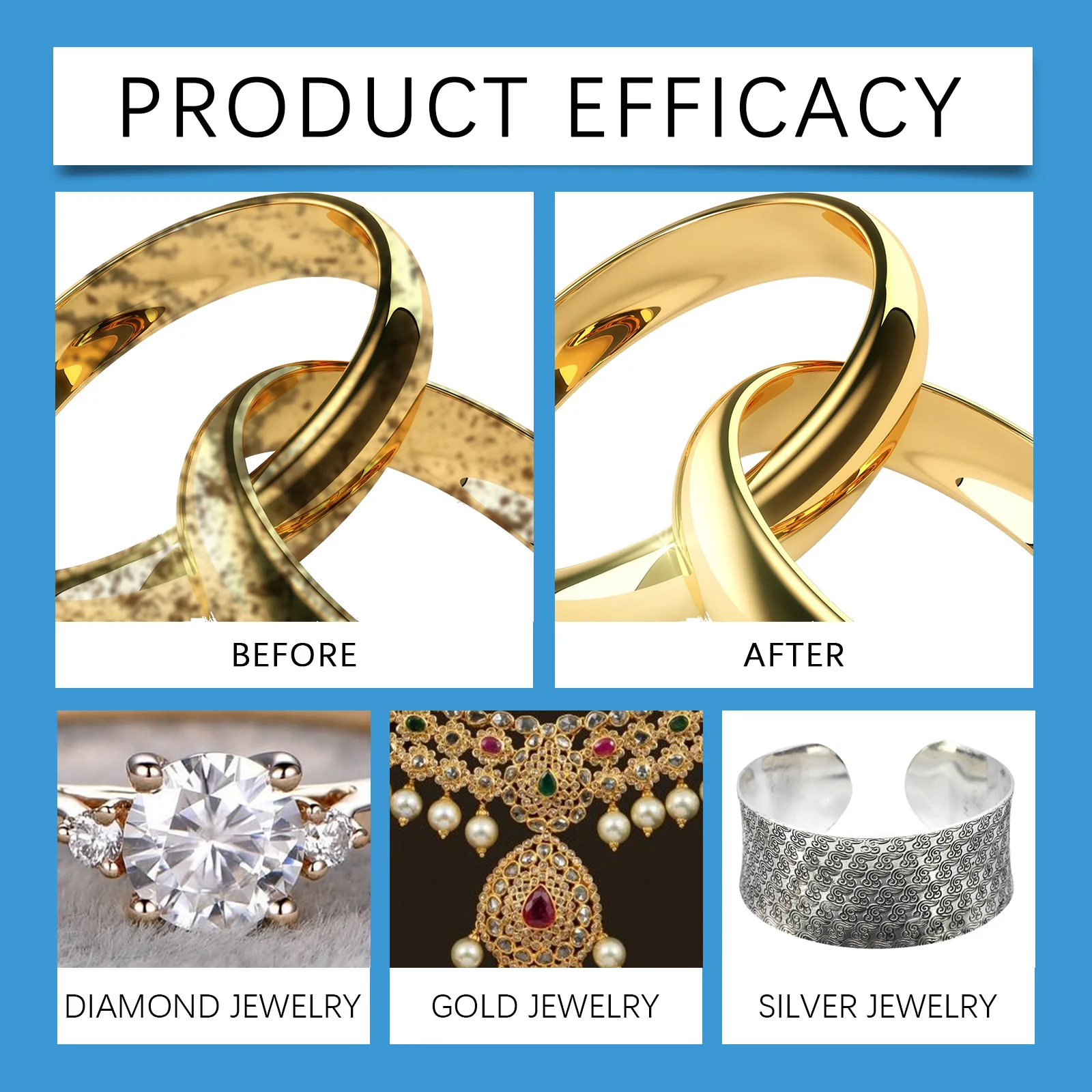 Jewelry Cleaner Solution Professional Jewelry Polishing Ring Necklace Watch Chain Ornament Care Jewelry Maintenance Clean Liquid view 4