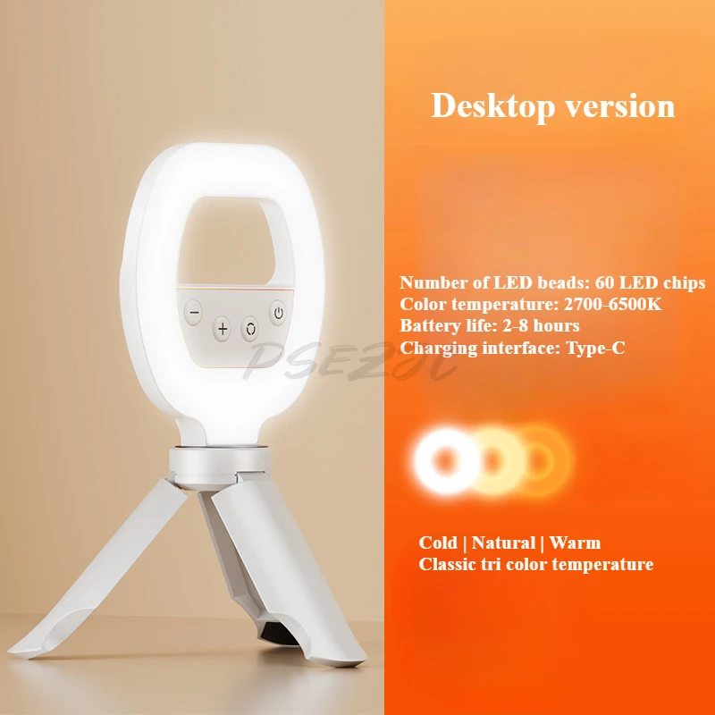 Mobile Phone Portable Fill Light Mobile Selfie Clip Light Charging Ring Beauty Selfie Pocket Fill Light