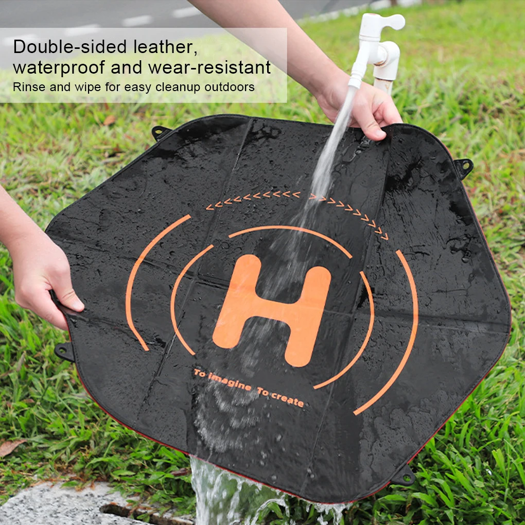 Folding Drones Landing Pad Fast-Fold Parking Apron Easy Storage Mats Take-Off