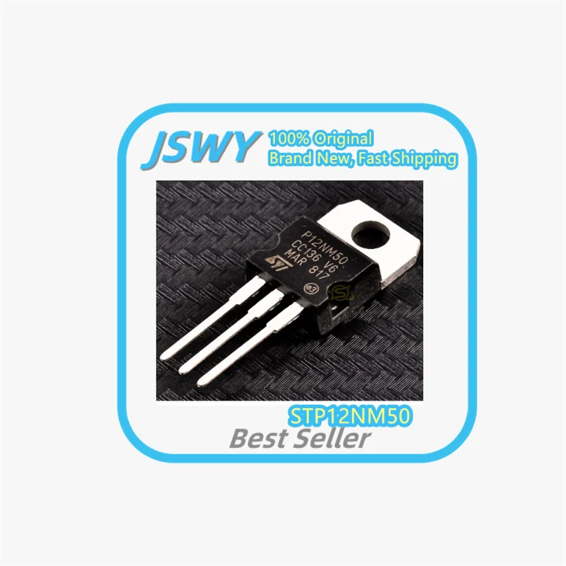(5/50 pieces) STP12NM50 P12NM50 TO-220 MOSFET, Original and Genuine Product