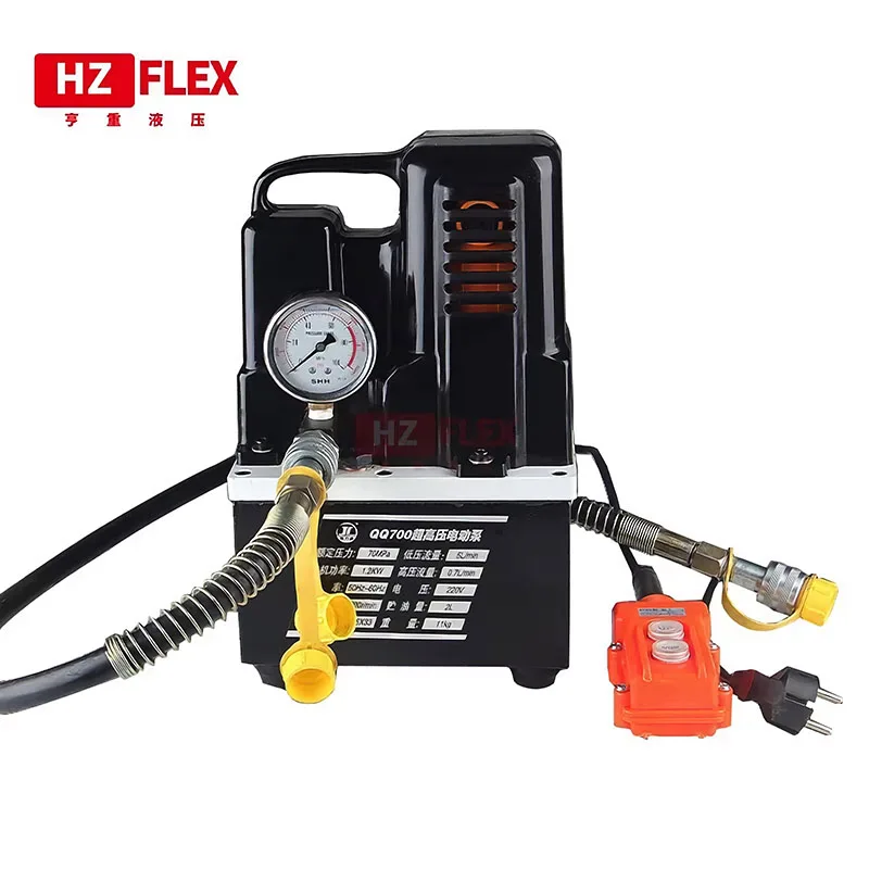 

Portable QQ-700 220V small hydraulic pump Electric hydraulic pump High-pressure electric pump imitation imported pump