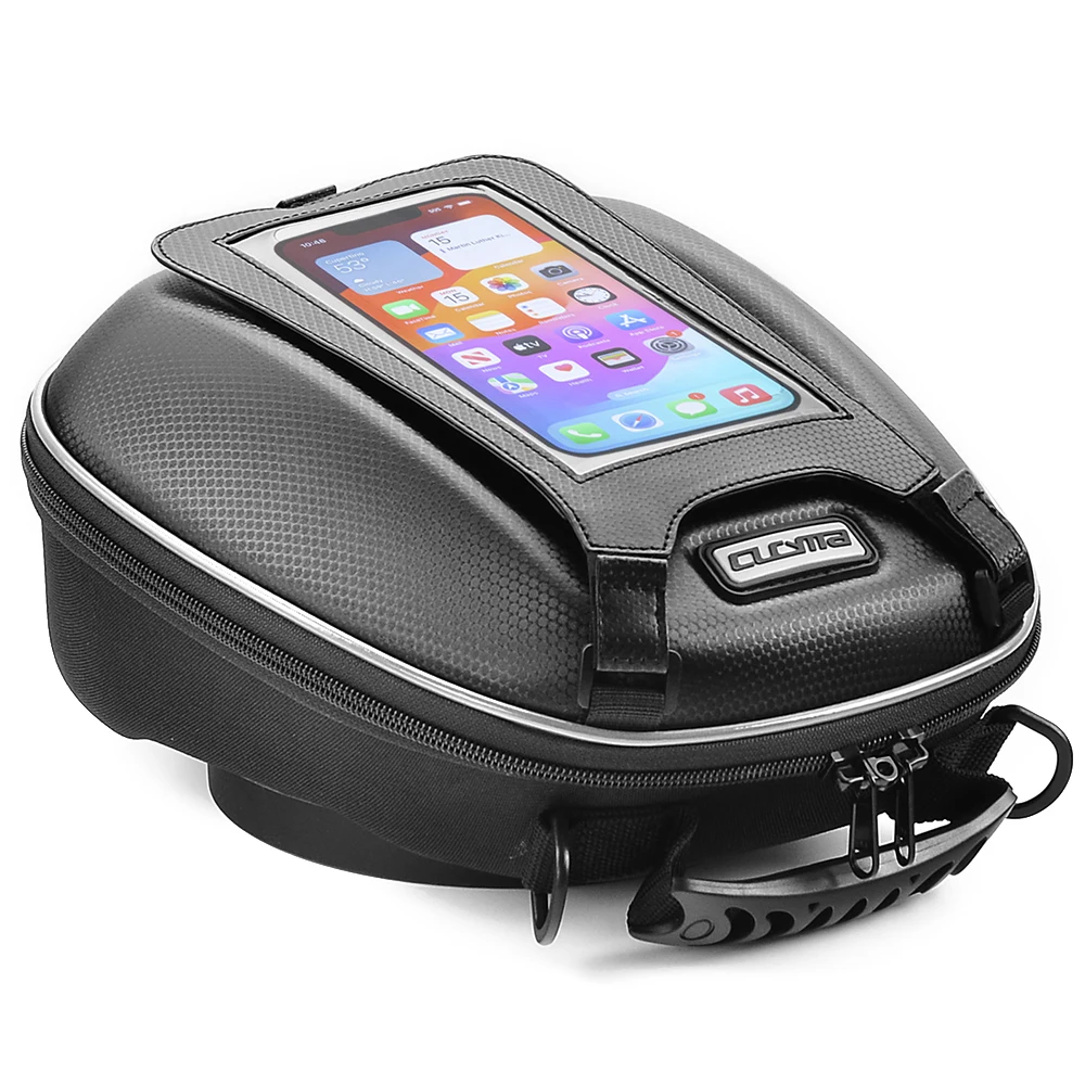 For DUCATI Multistrada 1200 1260 S V2 V4 950S 950 2010-2024 Motorcycle Waterproof Saddle Tank Bags Ring Mount Fuel Filler Casing