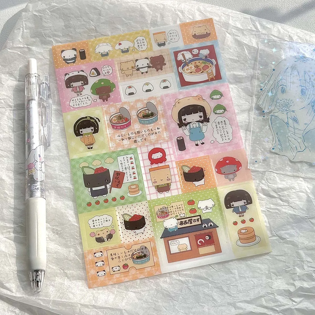 لطيف شخصية الحيوانات الأليفة سكرابوكينغ ملصقات Kawaii ديكو ملصقات لمجلة القرطاسية ملصقات DIY بها بنفسك لوازم الديكور الحرفية #6