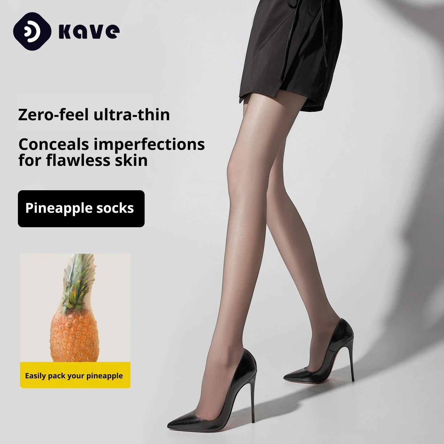 Slimming Beautiful Legs Anti Snagging Wear Resistant Pantyhose Invisible Concealer Skin Beautifying Summer Thin Pineapple Socks