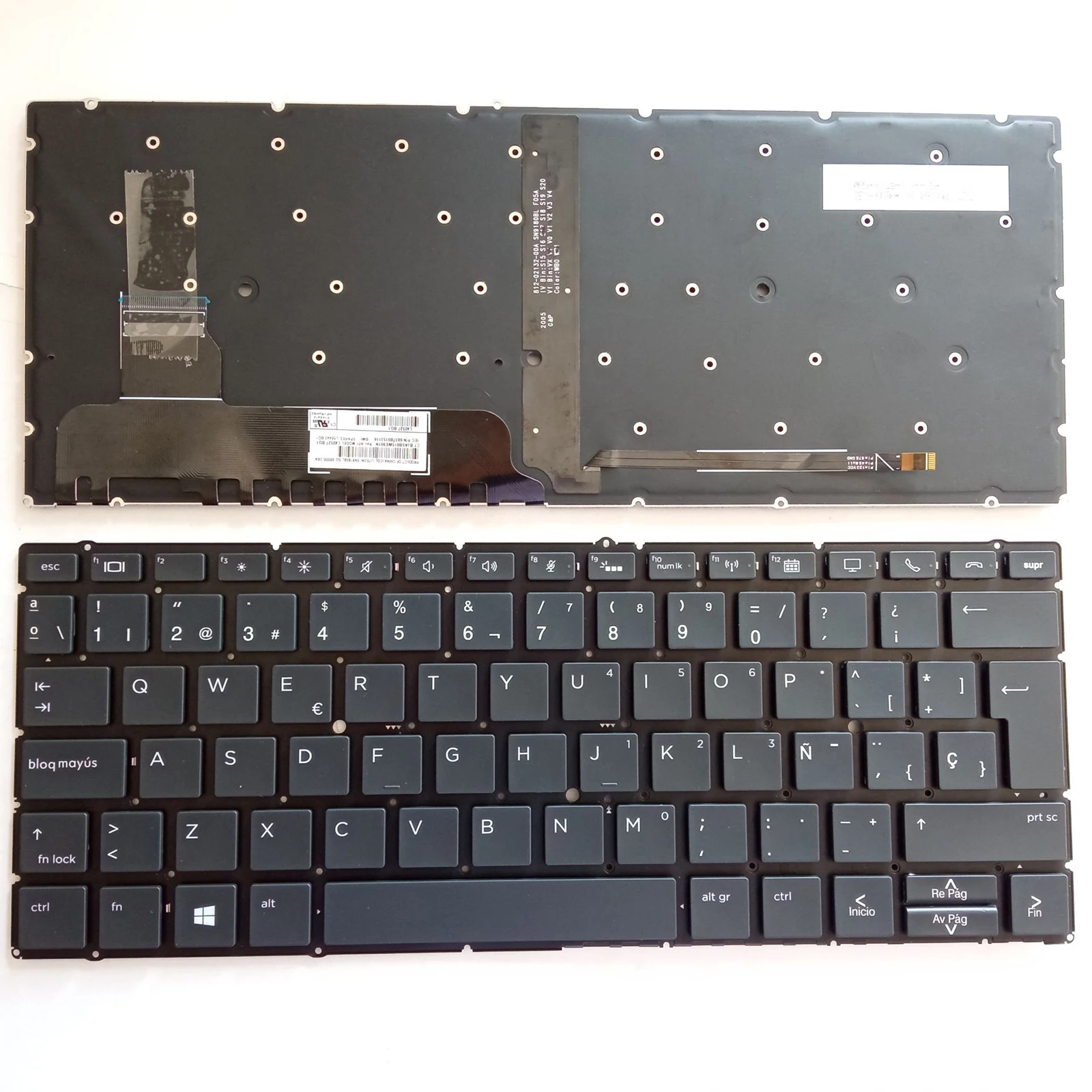 

SP UK US for HP EliteBook zhan X13 G2 x360 830 G5 x360 830 360 830 G6 Backlit Keyboard