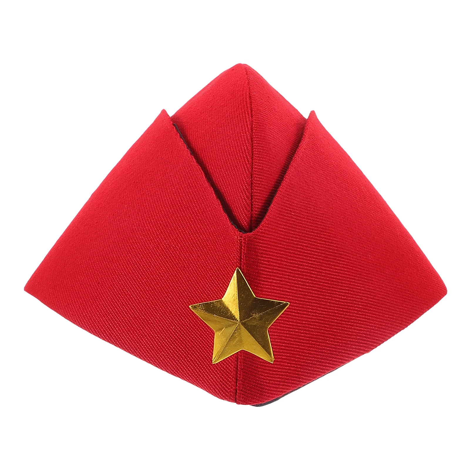 

Sailor Dance Performance Hat Marine Nautical Captain Stewardess Cotton Airline Beret Red Unique Design Comfortable