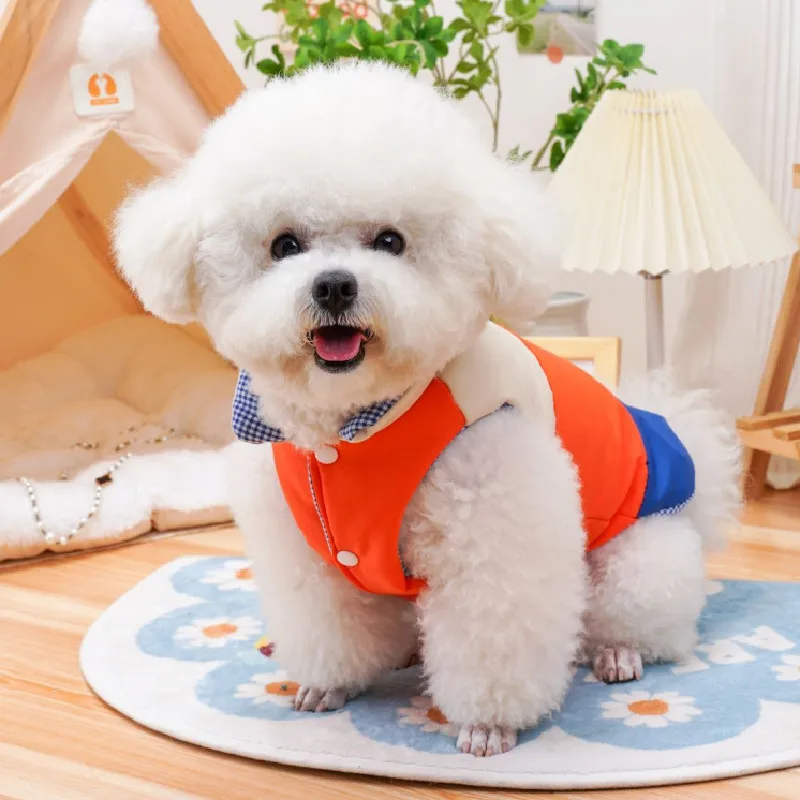 Reversible Dog Coat Jacket Winter Pet Clothes Apparel Puppy Yorkies Maltese Pomeranian Poodle Bichon Schnauzer Dog Clothing Vest