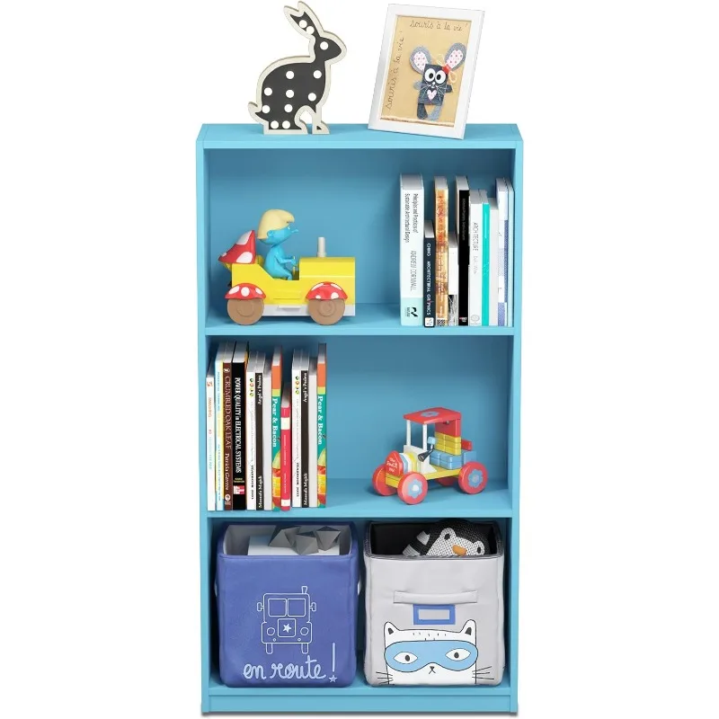 3-Tier Bookcase Storage Shelves