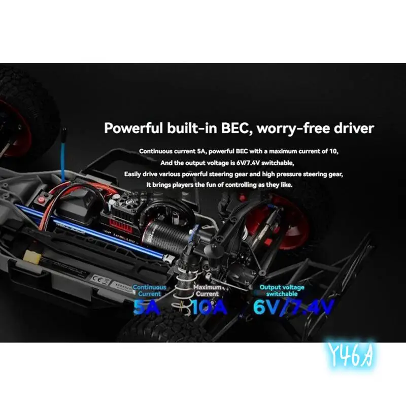 

3652 2-3S Waterproof Brushless Speed Controller For 1/10 RC Car-Y46A