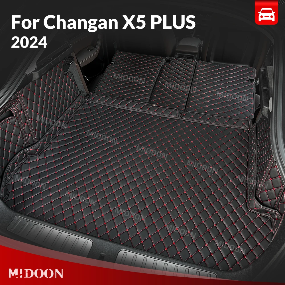 For Changan X5 PLUS 2024 Auto Full Coverage Trunk Mat Car Anti-dirty Pad Protective Pad Cargo Liner Interior Accessories