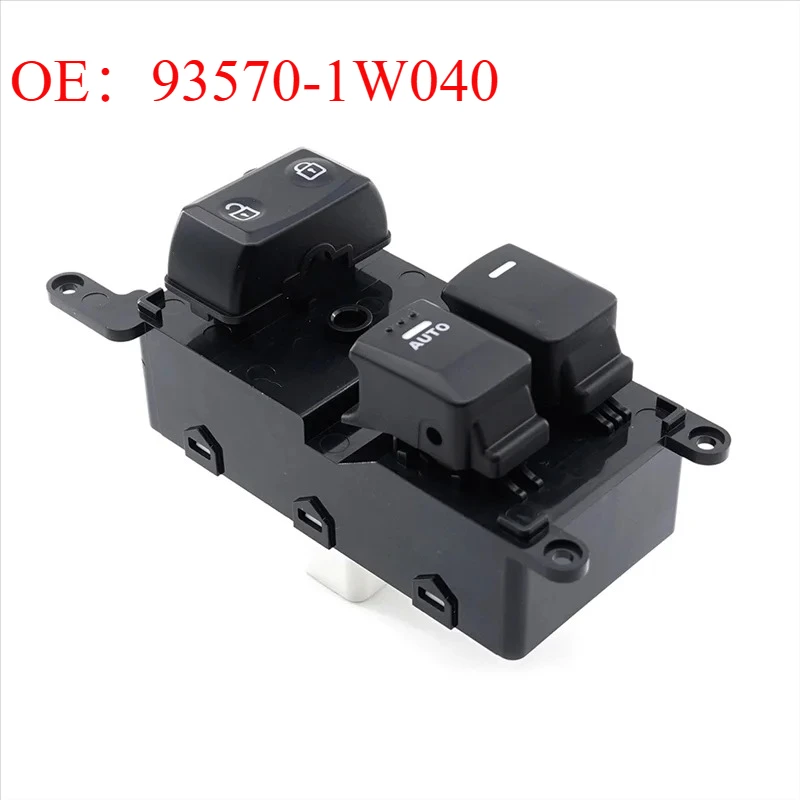For Kia Rio 2 Door 2014-2017 93570-1W040 935701W040 Front Left Driver Side Replacement Eletric Power Window Control Switch