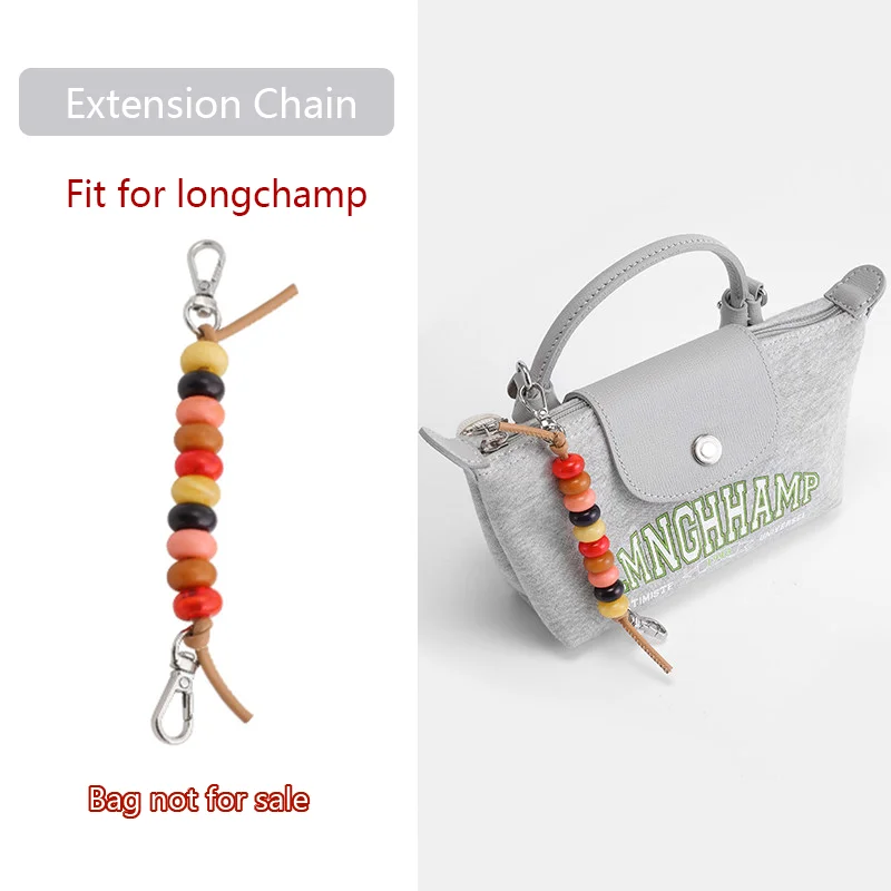 Extension Chain for Longchamp Xtra Bag Charm Shoulder Strap Bag Strap Colored Beading Bag Decoration Bag Replacement Accessories