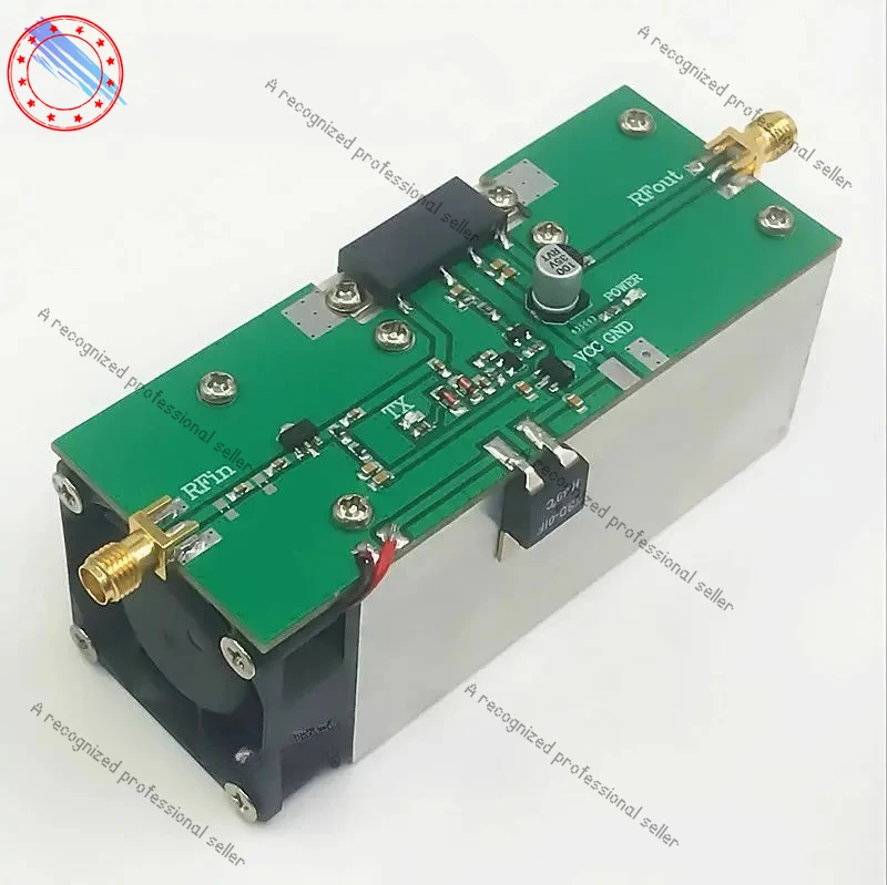 

144MHz 13W 138-170MHz VHF RF Radio Power Amplifier AMP DMR + heatsink