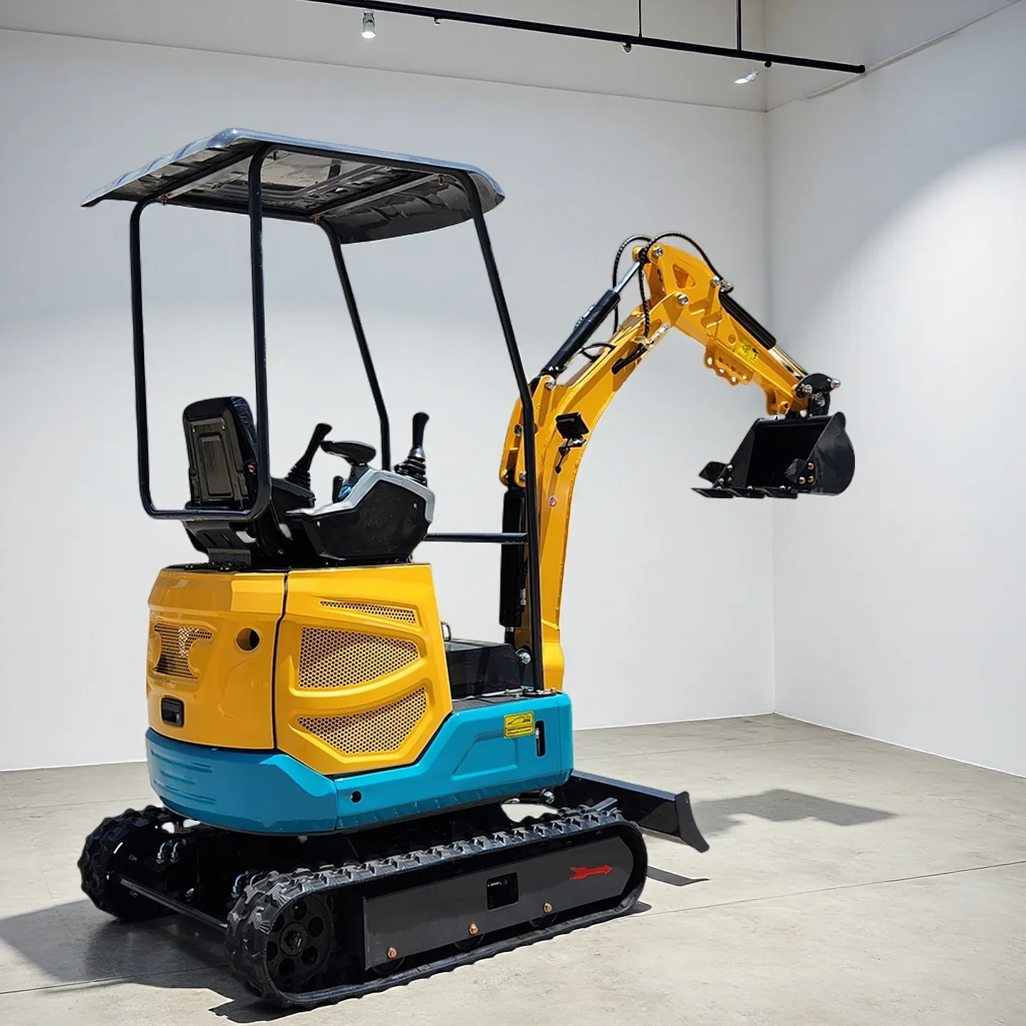 Miniescavatore da 2,0 tonnellate per fattoria di frutteti Escavatore su pista personalizzato di alta qualità CE EPA Euro 5 Consegna rapida