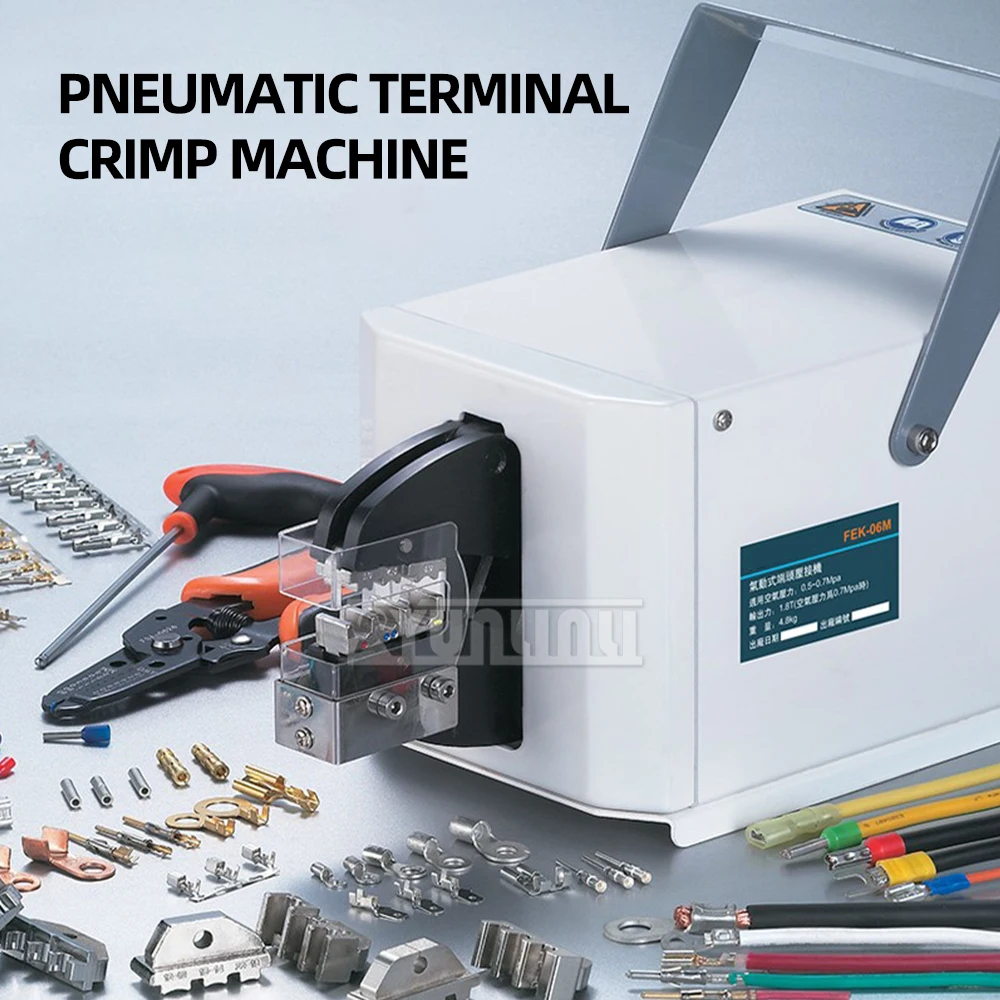 

Pneumatic Terminal Crimping Machine Crimping Pliers Cold Crimping Terminal Crimping Machine FEK-06M