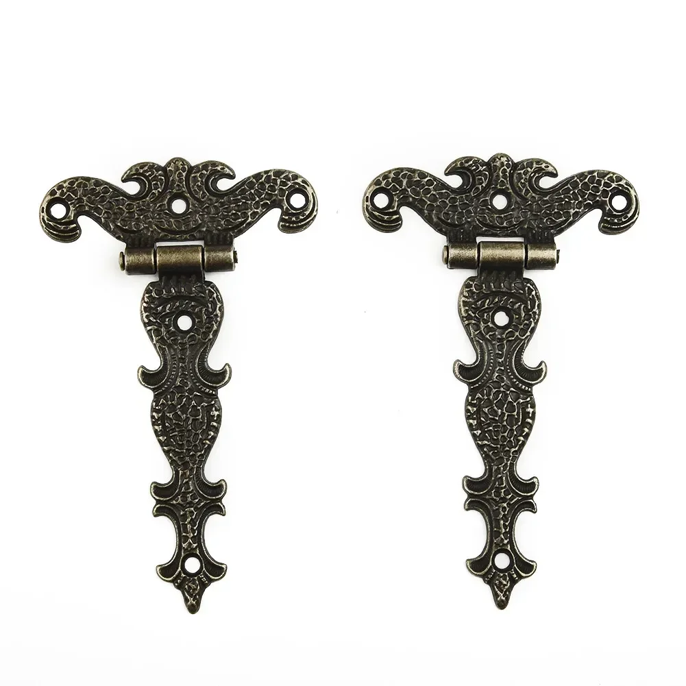 Part Hinges 11 30x6 90x0 50cm Zinc Alloy Decorative Elements Ornament Replace Retro Screws Vintage Antique Box