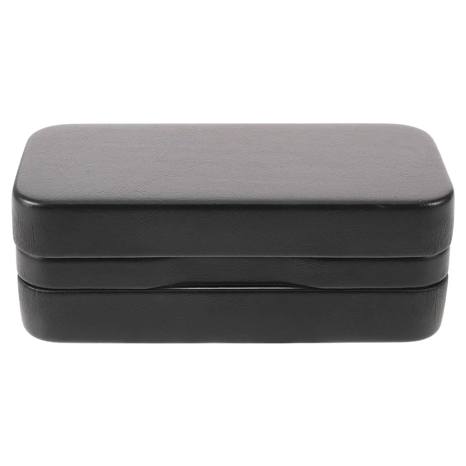 

Double Layer Black Hard Glasses Case Protective Storage Organizer for Two Pairs Eyeglasses Sunglasses Travel Use