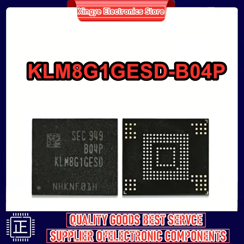 KLM8G1GESD-B04P 8GB industrial grade eMMC V5.1 font library 0-10 New Original in Stock