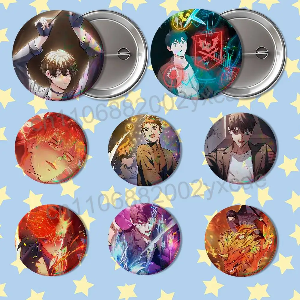 Han Yoojin S Classes That I Raised Laser reflective round badges pins bag clothing decorations collectibles gifts for friends