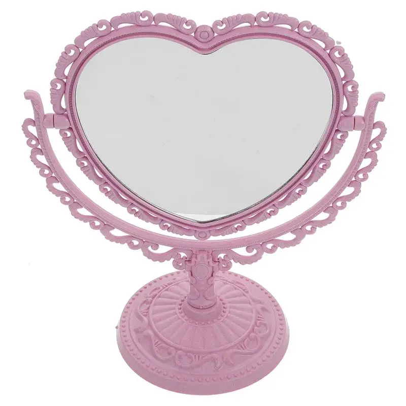 Specchio Vintage Comò Decor Room Tavolo da trucco Vanity Coquette in plastica in piedi