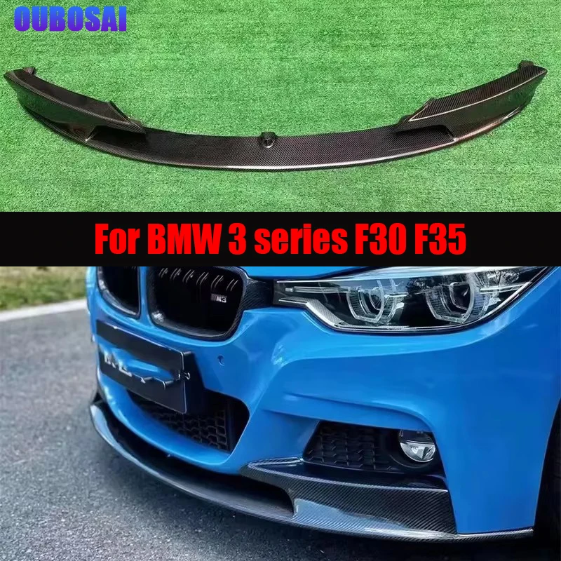 

For BMW 3 series F30 F35 MP Style Carbon Fiber Front lip Car Front Bumper Lip Front lip Diffuser Front Chin automotive parts