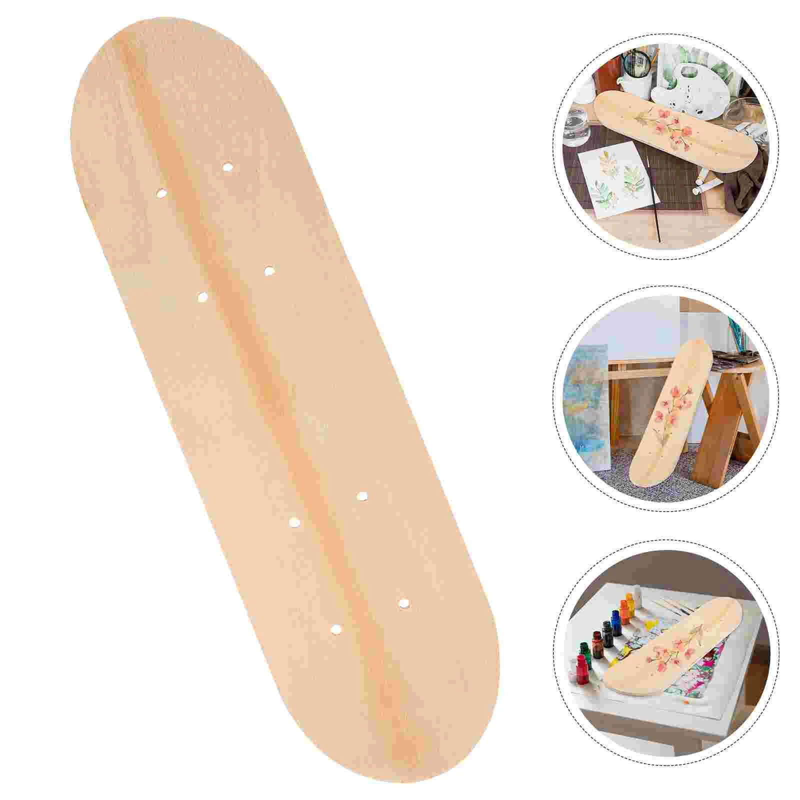 DIY Hand Painted Children's Skateboard Skateboarding Blank Decks Material Double Side Accessories Baby