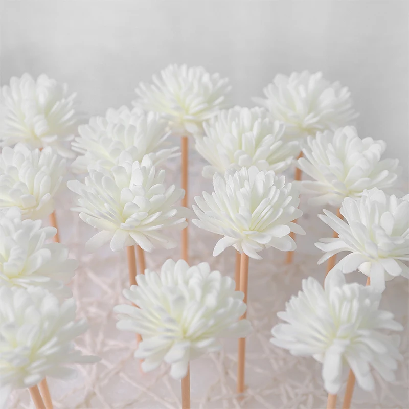 10/20/50Pcs Natural Artificial Chrysanthemum Flowers Fragrance Diffuser for Wedding Party Refill Home Room Bedroom Decortion