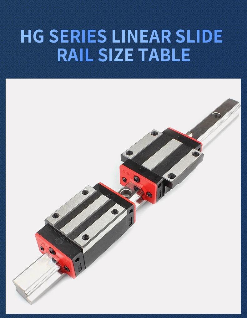 P-Klasse 1/2PCS HGR15 Linearführungsschiene L = 1200-2550mm 1/2/4PCS Linearblockwagen HGH15CA/Flange HGW15CC HGH15 CNC-Teile – Detail 14
